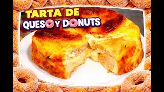 NADIE esperaba este resultado 😱 | Tarta de Queso con DONUTS