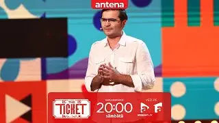 Bogdan Anicescu, moment de comedie pe scena de la The Ticket