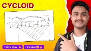 Q1.2 - A circular wheel of diameter 35 mm rolls on a straight line on ground...😃 - CYCLOID PROBLEM