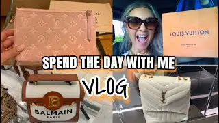 SPEND THE DAY WITH ME - LV WISHLIST UNBOXING, SEPHORA HAUL, STARBUCKS RUN