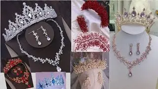 beautiful set crown in beautiful colors#baridel shower #younique#letest #new designs 2024#
