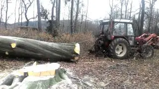 Zetor 7045 a 8ka buku 5,3 kubíku