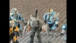 Lego Halo Flood Ambush Diorama