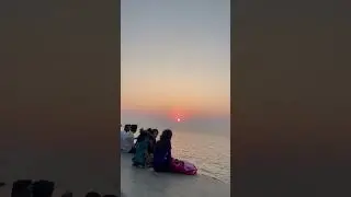 Marine Lines sunset view #sunset #marinelines #churchgate #ytshorts