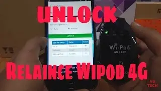 Можно ли разблокировать Reliance Wipod 4G? Jio Sim в Wipod?