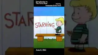 Lucy Can't Stand It! | Peanuts Intro | The Ford Show | Jun 8, 1961