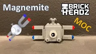 How To Build A LEGO Pokemon Magnemite BrickHeadz MOC