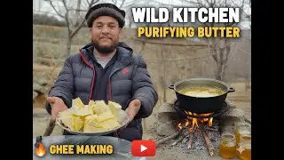 Ancient Golden Elixir: Purifying Butter in the Heart of the Woods**