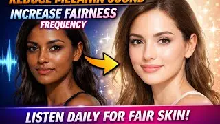 Reduce Melanin Sound | Increase Skin Brightness Frequency fairness Sound Frequency | in just 10 min
