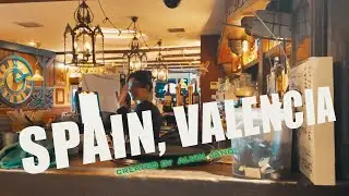 DJI Pocket 3, 4K, Cinematic, Valencia, SPAIN, Night Street, 스페인 발렌시아.비포선셋 Waltz for a night.