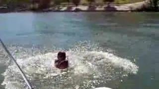 Eagle Mountain Lake- Anthony jumping into the water