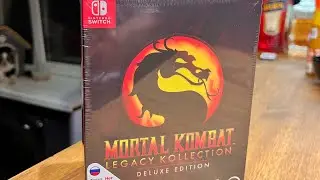 Распаковка Mortal Kombat Legacy Kollection deluxe edition Nintendo switch 