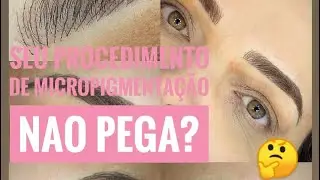 POR QUE OS FIOS DA MICROPIGMENTAÇÃO NÃO PEGA NA  PELE🤔#micropigmentação