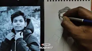 I draw a picture of a Boy #drawing #livedraw #art #viral 