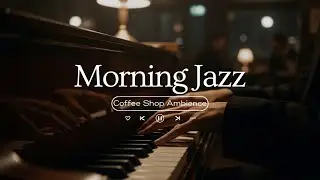 Smooth Piano Jazz Music for Stress Relief 🍂 Relaxing Autumn Jazz Music at Cozy Coffee Shop Ambience