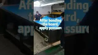 Polyurethane adhesive bonding wood