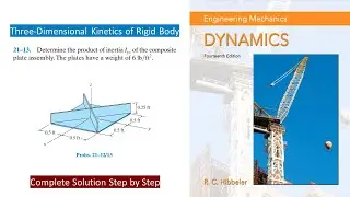 Determine the product of inertia Iyz | Three Dimensional kinetics of Rigid Body