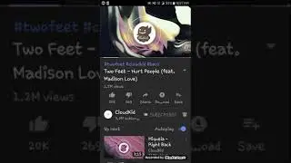 Reaction:Two Feet-Hurt People (Ft.Madison Love) Credit to-CloudKid READ DISCRIPTION