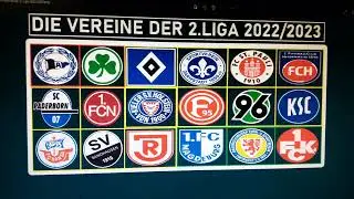 Fu&szlig;ball-Saison 2022/2023 Folge 1 - Die Vereine der 2. Liga 2022/2023