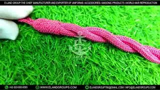 Military Officer Cap Cords supplier Cap Cord for Uniforms.