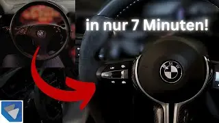 HOW TO: Tasten von orange auf WEI&szlig; l&ouml;ten! BMW F30 F32 F20 Lenkrad
