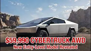 Tesla Launches Affordable $59,990 Cybertruck Dual Motor AWD
