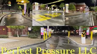 💦Pressure Washing 💦Mc Donald&rsquo;s 🍔 drive-through and Front Parking 🅿️ ￼
