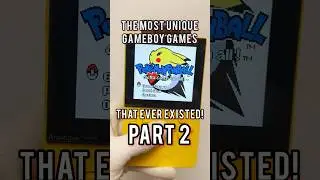 The most UNIQUE GAMEBOY GAMES THAT EVER EXISTED! Part 2 #pokemon #nintendo #gameboy