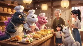 Three Godzilla Brothers' Miracle Bakery 💕 - Every Pastry Heals A Broken Heart ✨