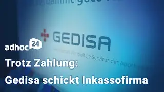Gedisa schickt Inkasso / E-Rezept-Chaos &ndash; &Auml;rzte w&uuml;tend / Blutanalyse bei dm / AvP-Auszahlung dauert
