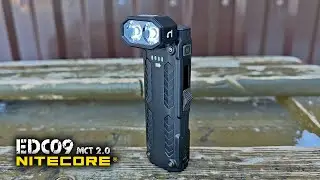 The unique Nitecore EDC09 MCT 2.0 @CorcoranAL Tactical pocket flashlight with a rotating head