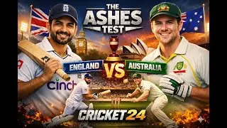 England vs Australia ASHES TEST 🔥 | Friend vs Friend | Cricket 24 Gameplay