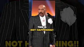 OUR neighbor CAUGHT us making LOVE in the backyard!!! #familyfeud #steveharvey #shorts