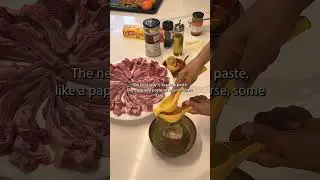 Afghan lamb chop marinade - two ways! #afghan #food #afghanifood #recipe