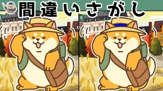 【間違い探し】集中力向上・老化防止を簡単気軽に！まちがい探しで脳の活性化！【イラスト編】