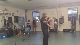 Local hip-hop artists performed at Beat The Street Community Center in Meriden Saturday at an event