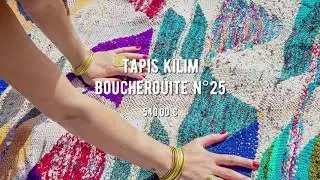 Soukcircus - Tapis Kilim Boucherouite n&deg;25