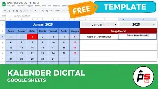 Bikin Kalender Digital Sendiri di Google Sheets!