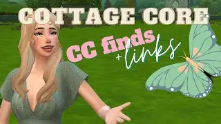 The Sims 4: Cottage Core CAS CC + links!