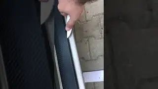 Karbon Kapı Eşiği Sticker Montajı