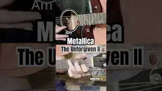 Metallica - The Unforgiven II guitar tutorial for beginners