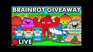 PLAYING STEAL A BRAINROT! TRADING / GIVEAWAY ( McMoose live )