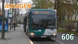 [ViP Potsdam] Ansagen der Buslinie 606 S Hauptbahnhof - Alt Golm