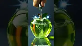Relaxing ASMR: Green Glass Cutting Sound Satisfying Moments...
