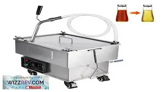 VEVOR Portable Oil Filtering Unit 18L Capacity 10 L min Filtering Speed Equipped