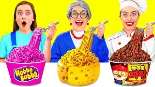 Me vs Grandma Cooking Challenge | Kitchen Hacks and Tricks by TeenTeam Challenge