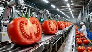 Inside the Modern Tomato Factory From Field to Ready Product (Full Process)