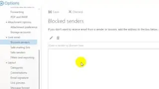 How to view blocked contact list in outlook webmail 365
