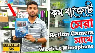Ausek M40R Dual Screen 5K Waterproof Action Camera Full Unboxing🔥 i Tech TM BD