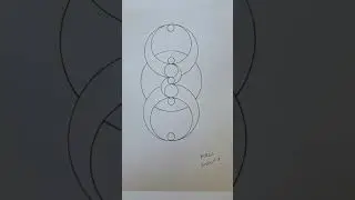 Crop circle hand drawn